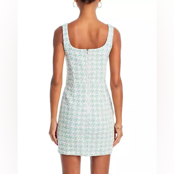 Bloomingdale’s AQUA Sleeveless Tweed Sheath Mini Dress - Exclusive NEVER WORN - Picture 4 of 13